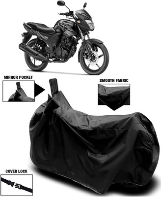Autoprime Two Wheeler Cover for Yamaha(SZ RR V2.0, Black)