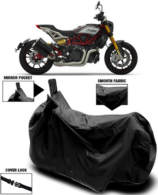 AutoFave Two Wheeler Cover for Indian(FTR 1200, Black)