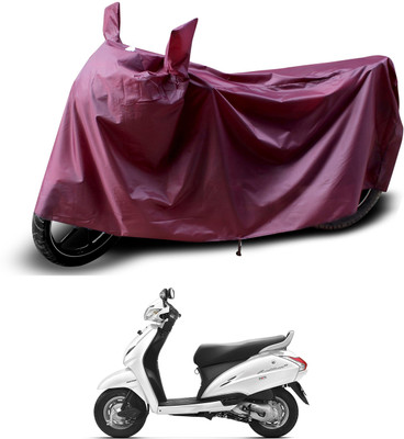 KEDIT Two Wheeler Cover for Honda(Activa 4G, Maroon)