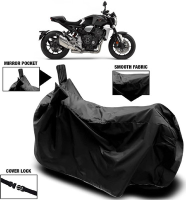 Autoprime Two Wheeler Cover for Honda(CB1000R Plus, Black)