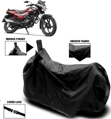 AutoKick Two Wheeler Cover for TVS(Star City Plus, Black)