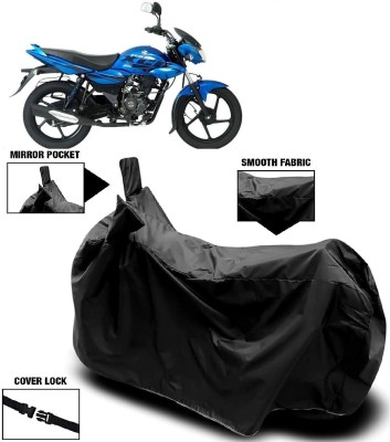 AutoFave Two Wheeler Cover for Bajaj(XCD 125cc, Black)