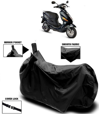 AutoFave Two Wheeler Cover for Hero(Electric Cruz BS6, Black)