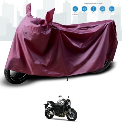 KEDIT Two Wheeler Cover for Yamaha(FZ25, Maroon)