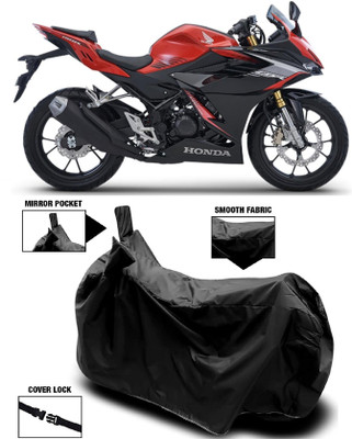 AutoFave Two Wheeler Cover for Honda(CBR 150R, Black)