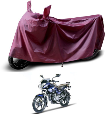 KEDIT Two Wheeler Cover for Bajaj(Pulsar 135 LS DTS-i, Maroon)
