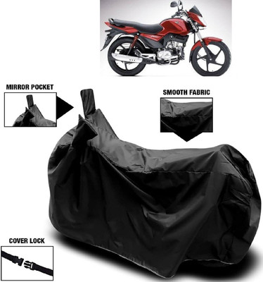AutoFave Two Wheeler Cover for Mahindra(Stallio, Black)