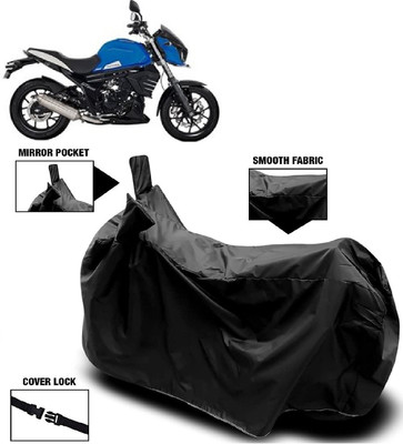 Autoprime Two Wheeler Cover for Mahindra(Mojo UT 300, Black)