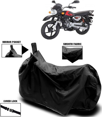 ANTOFY Two Wheeler Cover for Bajaj(Boxer BM 150, Black)