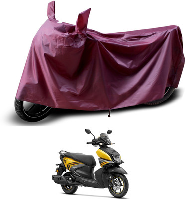 KEDIT Two Wheeler Cover for Yamaha(Ray-ZR 125FI, Maroon)