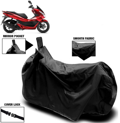 AutoFave Two Wheeler Cover for Honda(PCX 125, Black)