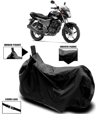AutoFave Two Wheeler Cover for Yamaha(SZ-S, Black)