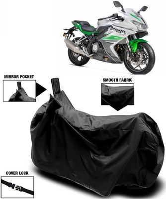 AutoFave Two Wheeler Cover for Benelli(302R, Black)