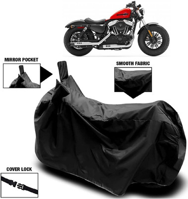 AutoKick Two Wheeler Cover for Harley Davidson(Forty Eight, Black)