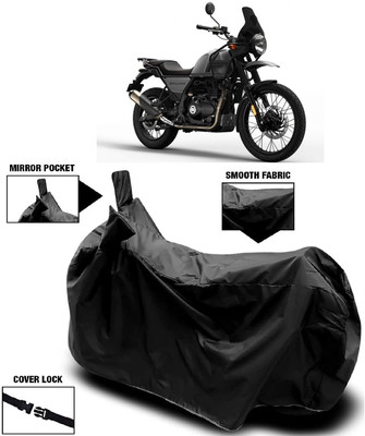AutoFave Two Wheeler Cover for Royal Enfield(Himalayan, Black)