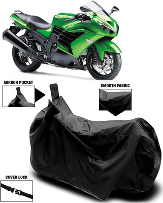 ANTOFY Two Wheeler Cover for Kawasaki(Ninja ZX-14R, Black)
