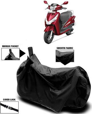 AutoFave Two Wheeler Cover for Hero(Destini 125, Black)