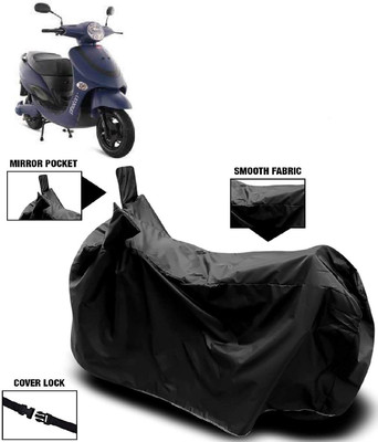 AutoKick Two Wheeler Cover for Hero(Electric Photon BS6, Black)