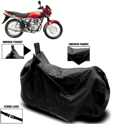 AutoFave Two Wheeler Cover for Bajaj(Wind 125, Black)