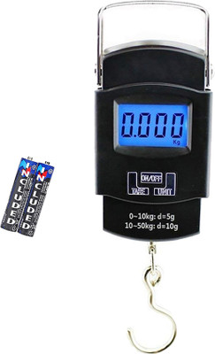 Kelo Electronic Tarazu- suitcase weighing machine 175/KKaj Weighing Scale(Black)