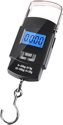 Kelo Digital Weight Machine For Luggage- Luggage digital weight machine 44/KKaj Weighing Scale(Black)