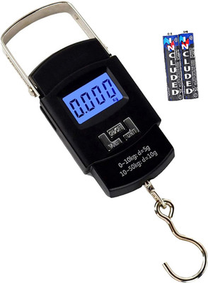 Glancing Luggage Hanging Weight Machine- luggage hanging weight machine 370/UGaj Weighing Scale(Black)