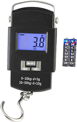 Glancing Portable Hanging Weight Machine- luggage weighing machine 359/UGaj Weighing Scale(Black)