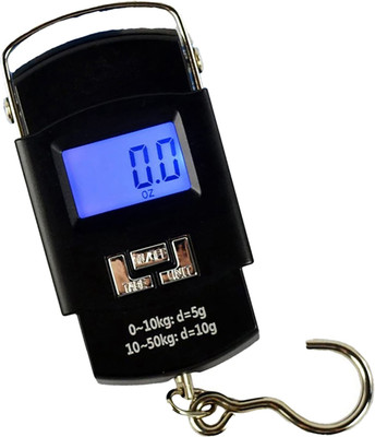 Glancing Hanging Weight Machine- portable luggage weighing machine 102/UGaj Weighing Scale(Black)