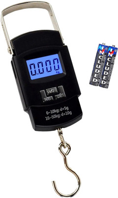 QNOVE Digital Luggage Scale With Metal Hook Hanging Weight Scale C1428QA Weighing Scale(Black)