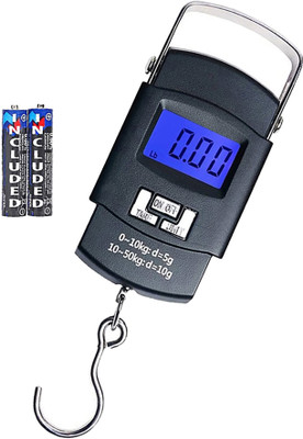 Glancing Weighing Scale For Luggage- digital hand weight machine 133/UGaj Weighing Scale(Black)