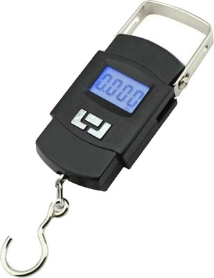 Kelo Digital Weight Machine For Luggage- vegetable weight machine 122/KKaj Weighing Scale(Black)