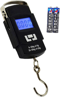 Glancing Luggage Weight Machine- portable luggage weighing machine 438/UGaj Weighing Scale(Black)