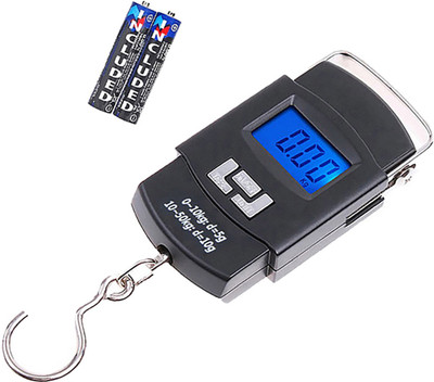 QNOVE Digital Luggage Weighing Scale Lcd Screen 50Kg Weight Capacity C1326QA Weighing Scale(Black)