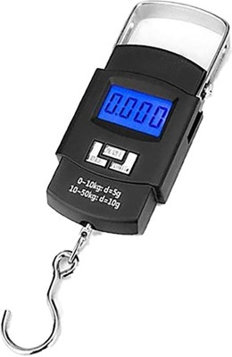 QNOVE Portable Digital Luggage Scale With Metal Hook C1098QA Weighing Scale(Black)