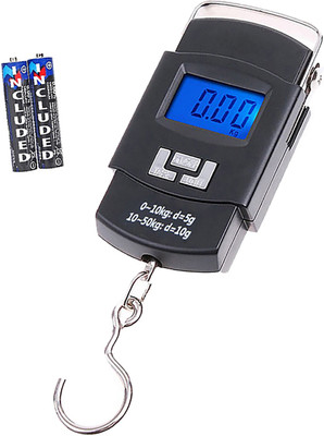 Glancing Digital Weight Machine For Luggage- luggage weight machine 211/UGaj Weighing Scale(Black)