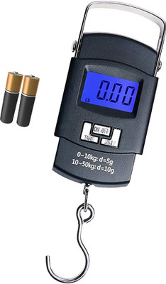 Qozent Luggage Weight Machine- vegetable weight machine 234/AQaj Weighing Scale(Black)