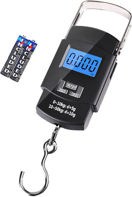 Glancing Small Weight Machine- portable luggage weighing machine 395/UGaj Weighing Scale(Black)