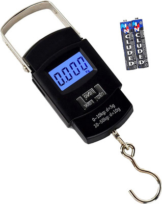 QNOVE Digital Luggage Scale With Metal Hook Hanging Weight Scale C714QA Weighing Scale(Black)