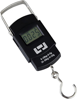 Qozent Bag Weight Scale- digital portable weighing scale 129/AQaj Weighing Scale(Black)
