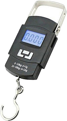 Kelo Suitcase Weighing Scale- luggage hanging weight machine 413/KKaj Weighing Scale(Black)