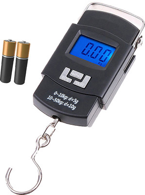 Glancing Portable Weighing Scale- digital weight machine for luggage 236/UGaj Weighing Scale(Black)