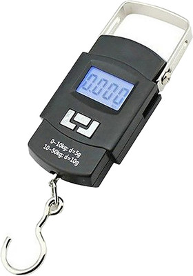 Kelo Hanging Weight Machine- digital luggage weighing scale 270/KKaj Weighing Scale(Black)