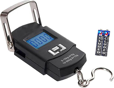 Kelo Luggage Weighing Scale- weight checking machine for luggage 365/KKaj Weighing Scale(Black)