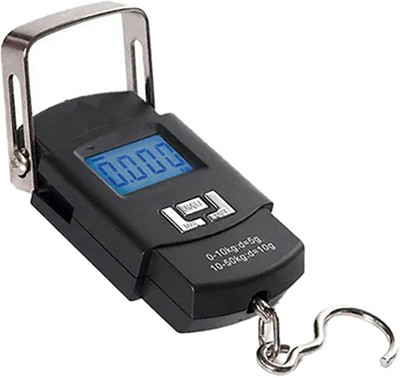 Glancing Digital Hand Weight Machine- digital weighing scale for luggage 410/UGaj Weighing Scale(Black)