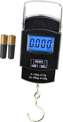 Kelo Luggage Weighing Scale- weight scale for luggage 50 kg 379/KKaj Weighing Scale(Black)