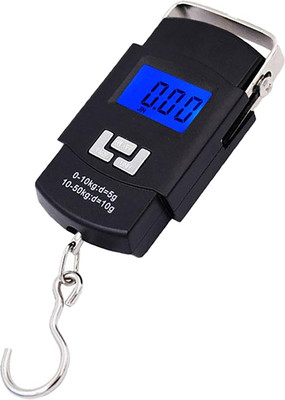 Qozent Portable Luggage Weighing Scale- suitcase weighing scale 110/AQaj Weighing Scale(Black)
