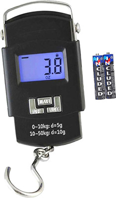 Kelo Hanging Weight Machine- suitcase weighing machine 399/KKaj Weighing Scale(Black)