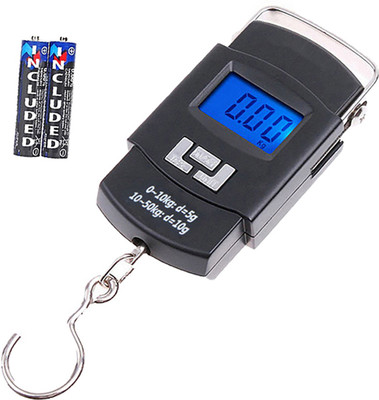 QNOVE 50Kg Digital Weight Machine For Luggage C1206QA Weighing Scale(Black)