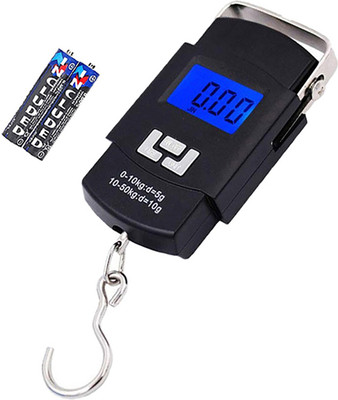 Glancing Weight Scale For Luggage 50 Kg- weighing scale for luggage 444/UGaj Weighing Scale(Black)