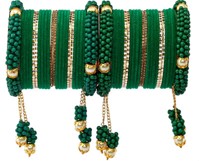 Rijoli Metal Zircon Bangle Set(Pack of 48)